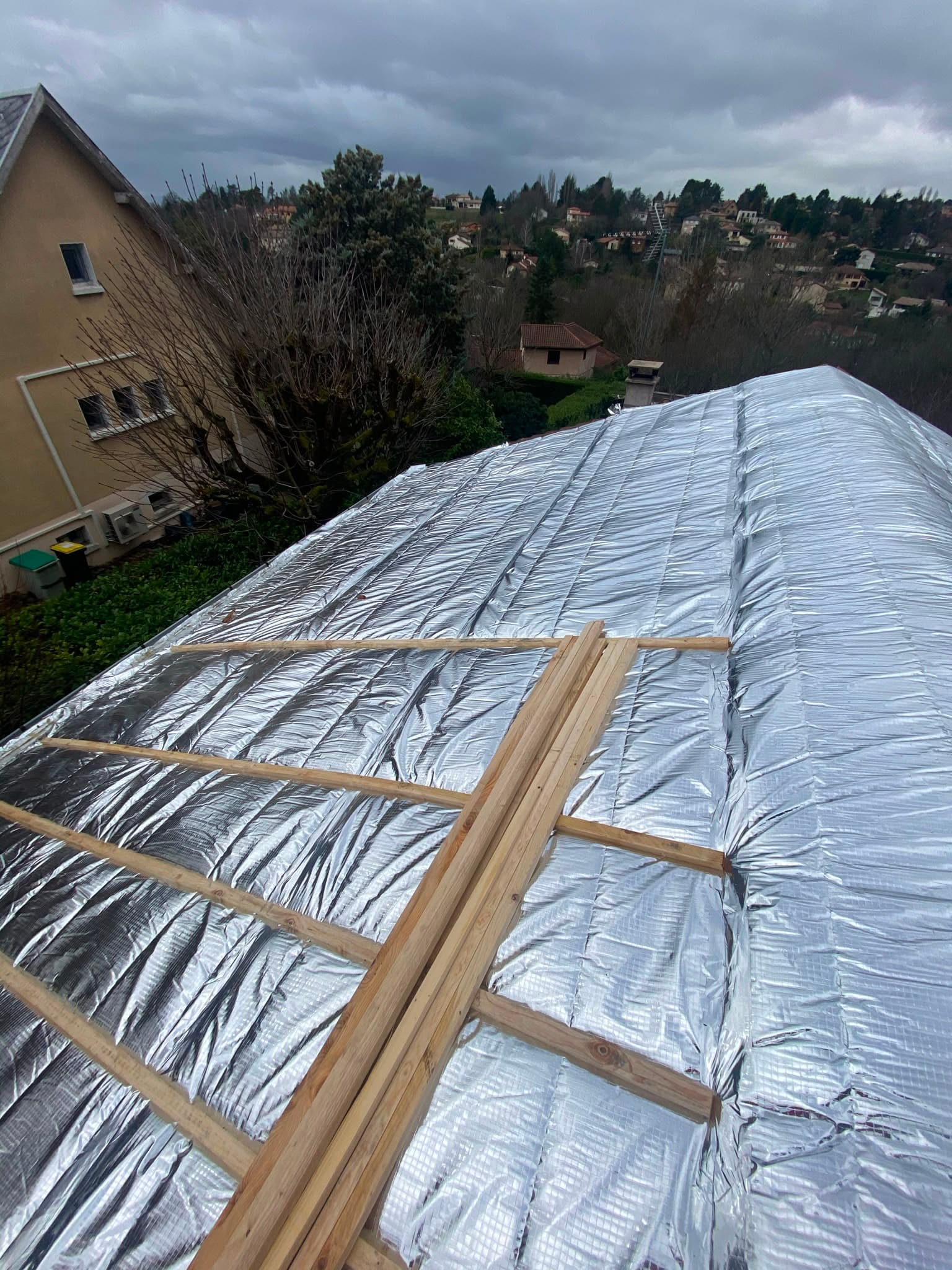 Isolation thermique de toiture par l'extérieur (Sarking) - Caluire-et-Cuire (69300)